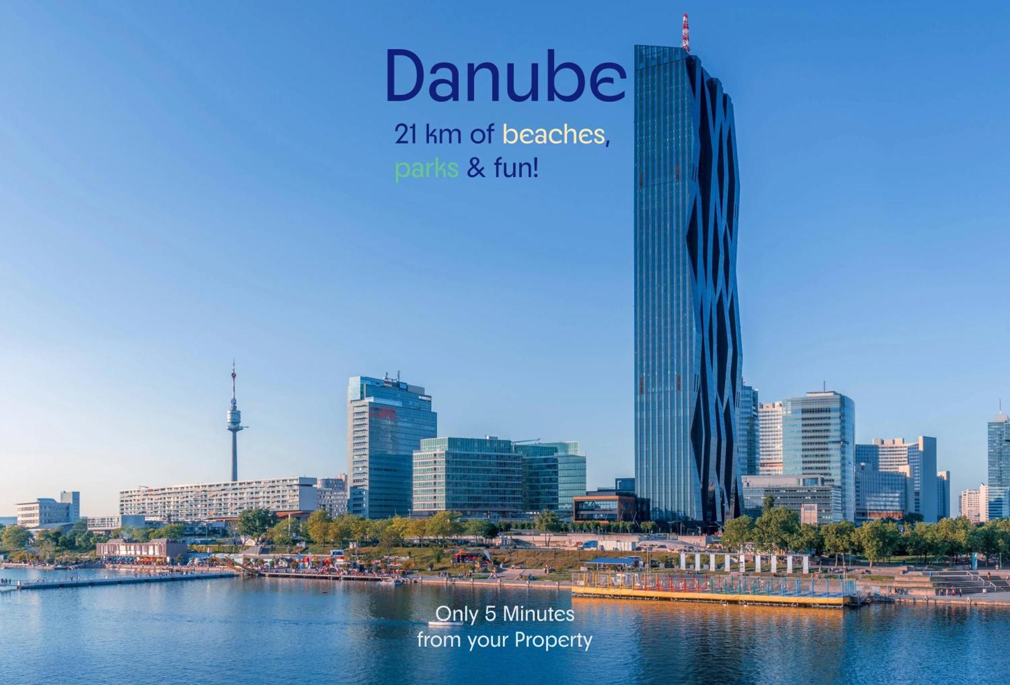 Welcoming 2Br Apt. Near Danube & Millenium Tower Вена Экстерьер фото